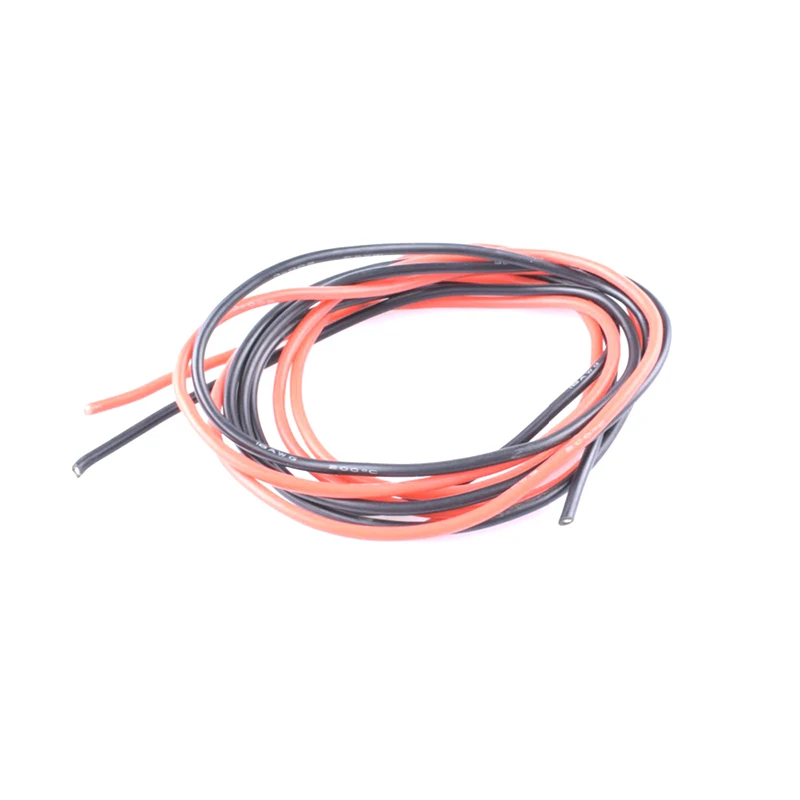 2 meter/lot 6awg 8awg 10awg 12awg 14awg 16awg 18awg 20awg super soft flexible factory made electric copper silicone wire cable