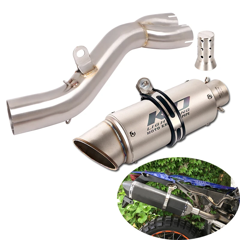 

Single Mid Pipe 51mm Muffler Escape with DB Killer Modified for Adventure 950 S 2003-2013 Adventure 990 S Adventure 2006-2016