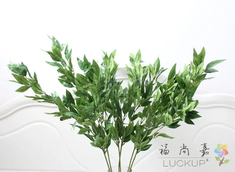 1 PCS Artificial High Quality Laurel Branch Green Leaves Plant Home Garden Decoration Gift F554