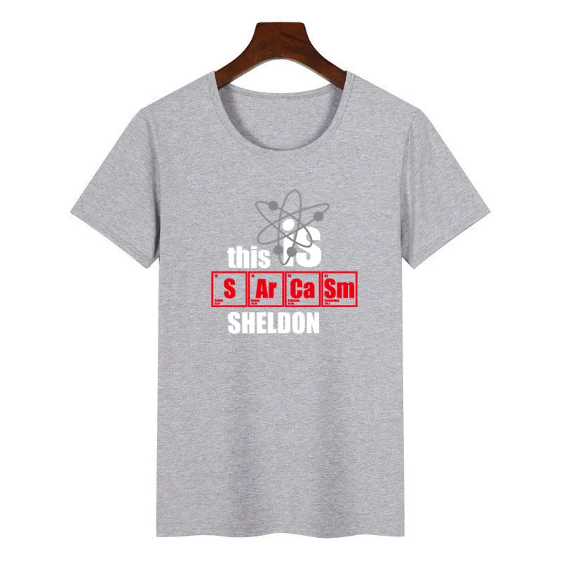 Camiseta con estampado de Big Bang Theory para mujer, remera Harajuku divertida, camiseta de This Is Sheldon, Tops coreanos, ropa de calle Kawaii,