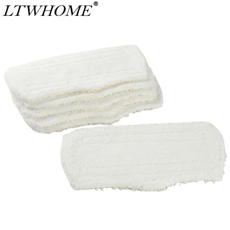 LTWHOME White Microfiber Replacement Pads Fit for Shark Steam Mop XT3101 S3101 S3250 S3202