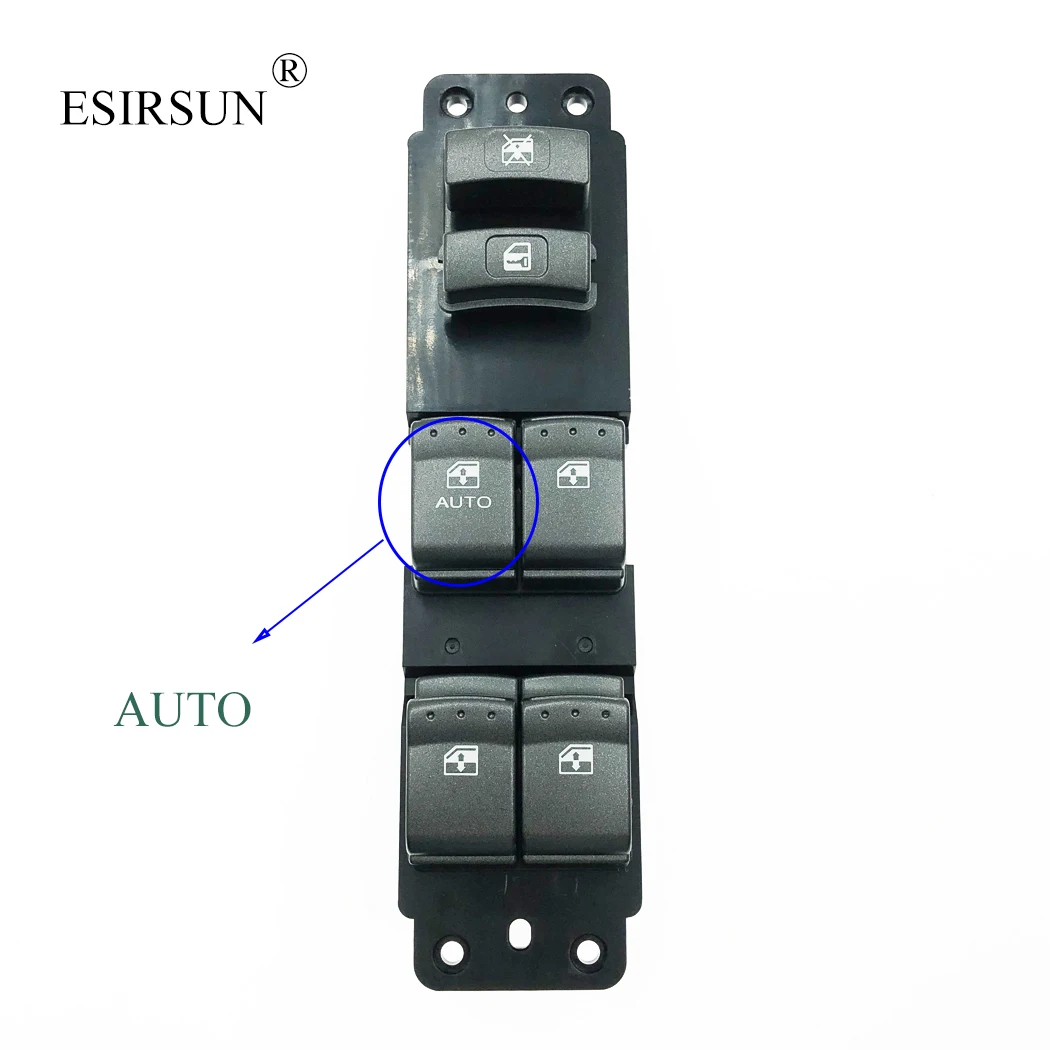 Power Main Window Front Left Master Switch Fit For Ssangyong ACTYON KYRON 2007 2008 2009 ，8581031100HCH