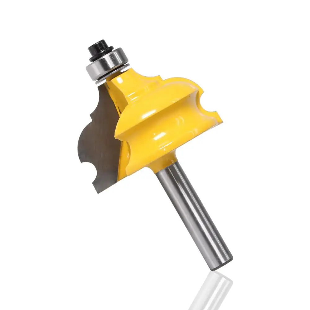 SHERUI 1PC 8Mm Shank Klasik & Bead Molding & Edging Router Bit-tenon Cutter untuk Alat Pertukangan