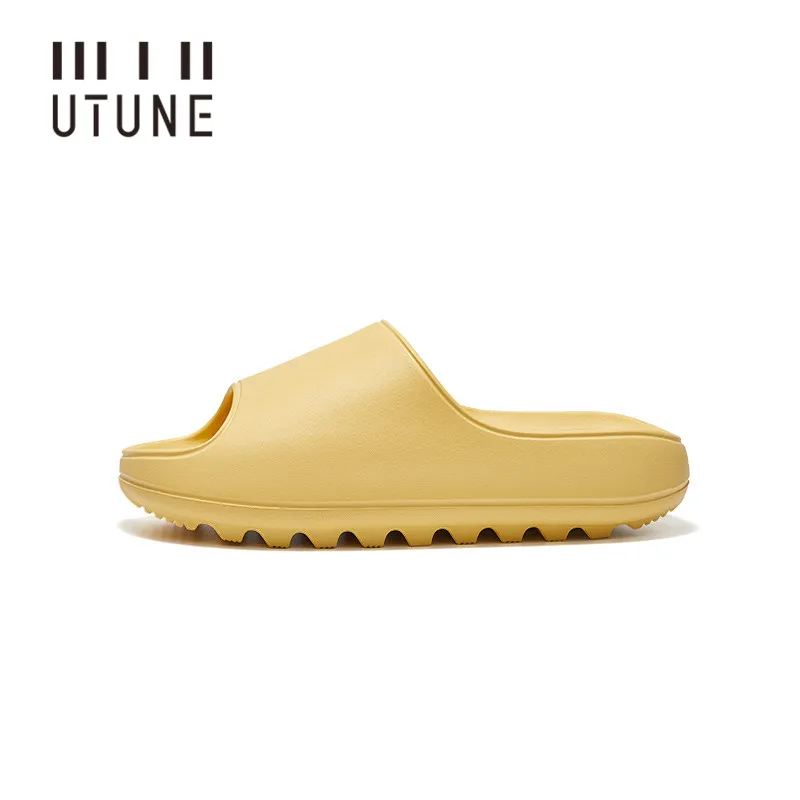 UTUNE EVA Slides Women Bathroom Shoes Hole Leaking Sandals Home Slippers Indoor Shoes Anti-slip Shower Men Slipper For Women