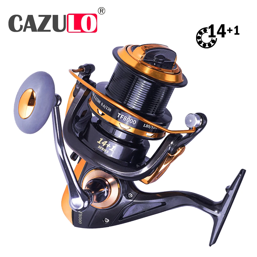 2021 Distant Wheel Fishing Accessories Reel Spinning 4.6:1 14+1BB Max Drag 20kg Carretilha De Pesca Moulinet Peche En Mer Angeln