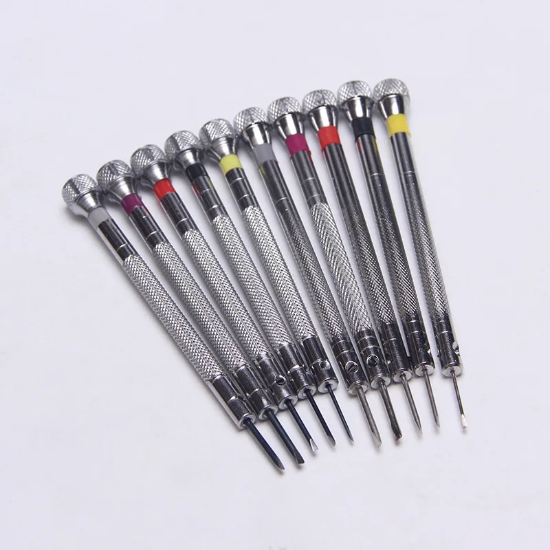 Screwdriver Watch Repair Tools Kits Alloy Stainless Steel Small Screwdrivers Awl PC Mobilephone Watchmaker Repair Tool Kit