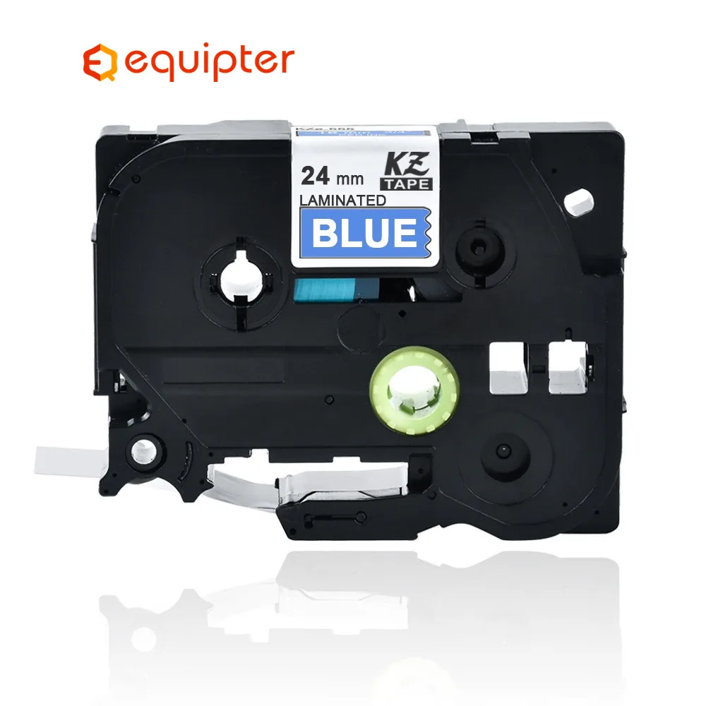 

24mm Tze555 white on blue Tz555 Compatible for Brother P-touch Label Printers Laminated Tze Label Tape Tze-555 Tz555