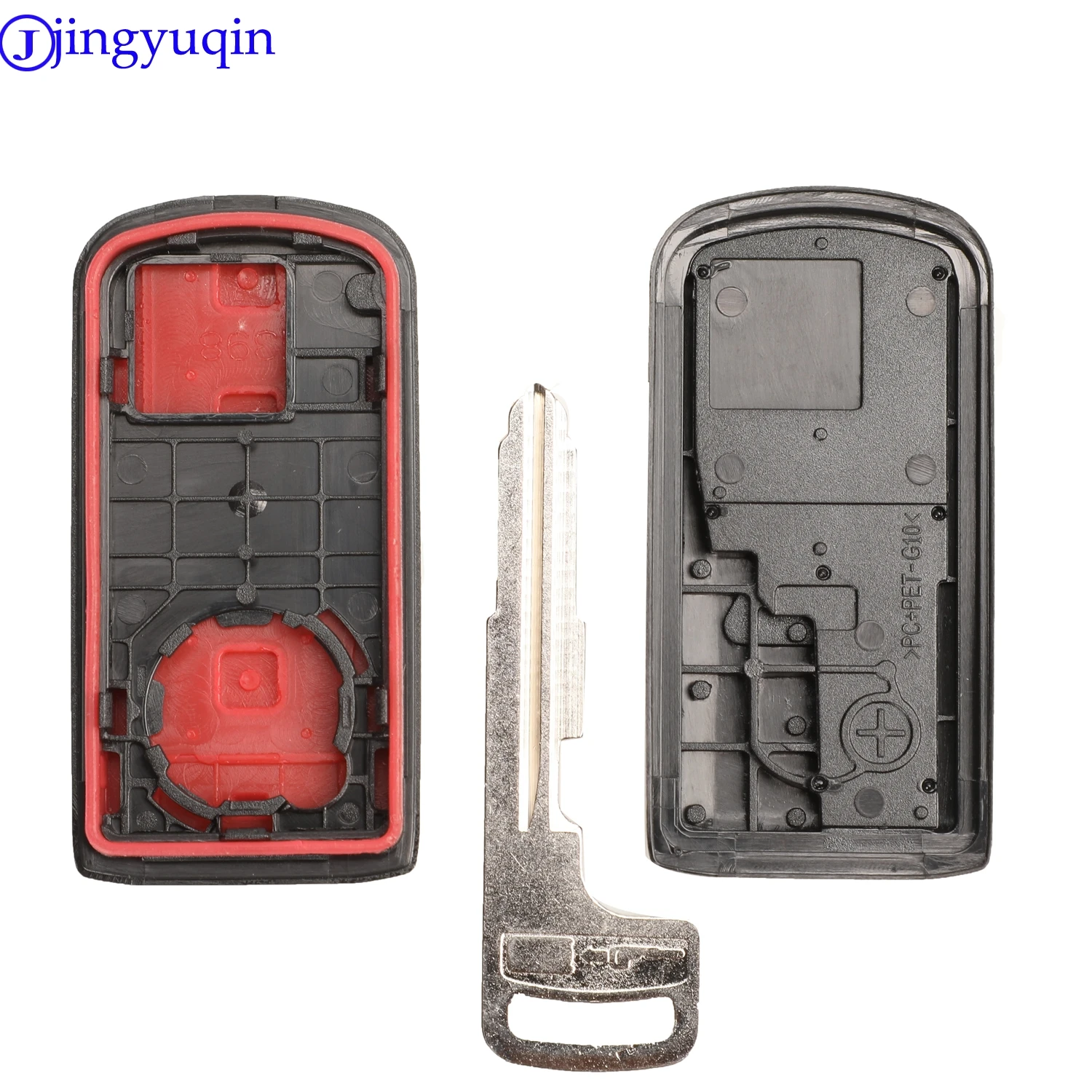 jingyuqin 3/4 B Remote Car Key Cover Shell Case For Mitsubishi Outlander 2016 Lancer 10 Pajero Sport EX ASX Colt Grandis L200