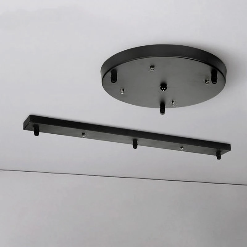 Pendant lamp lighting accessory round rectangle ceiling base Plate DIY Multi sizes Suitable for a variety of  lights