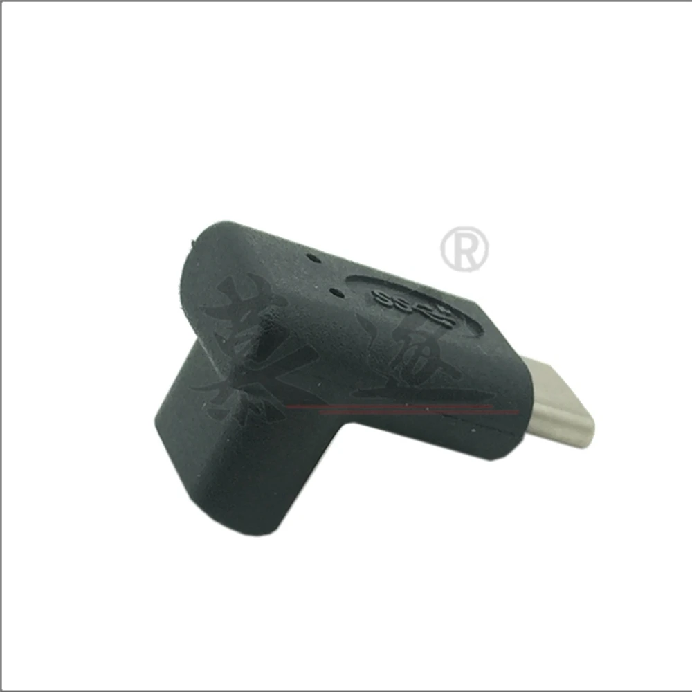 90 Degree Type C Adapter, USB C Male to Female Adapter Upward and Downward Angled USB-C Adaptor USB 3.1 Type-C Connector