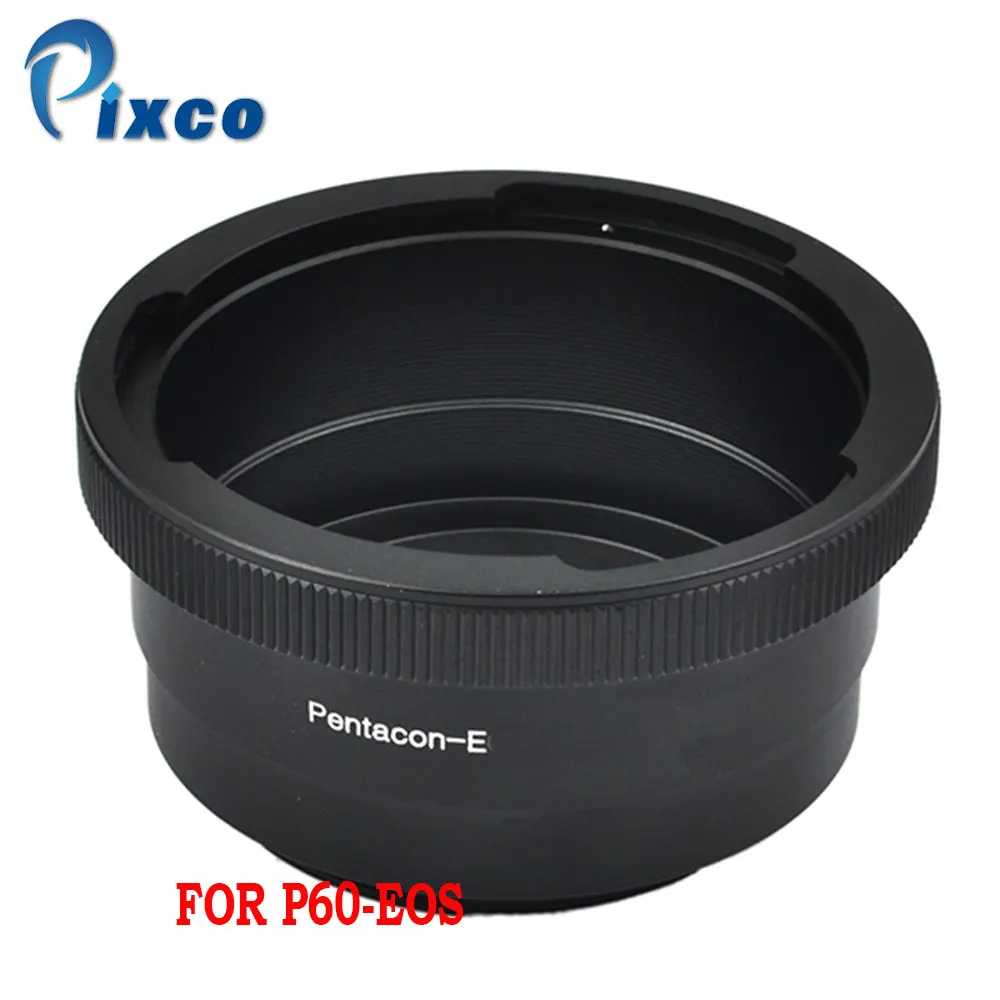 Pixco Lens Mount Adapter, Pentacon 6 / Kiev 60 Lens to Canon EOS EF, EF-S Mount Camera such as EOS 6D 5D 7D 70D 60D 450D 400D 35