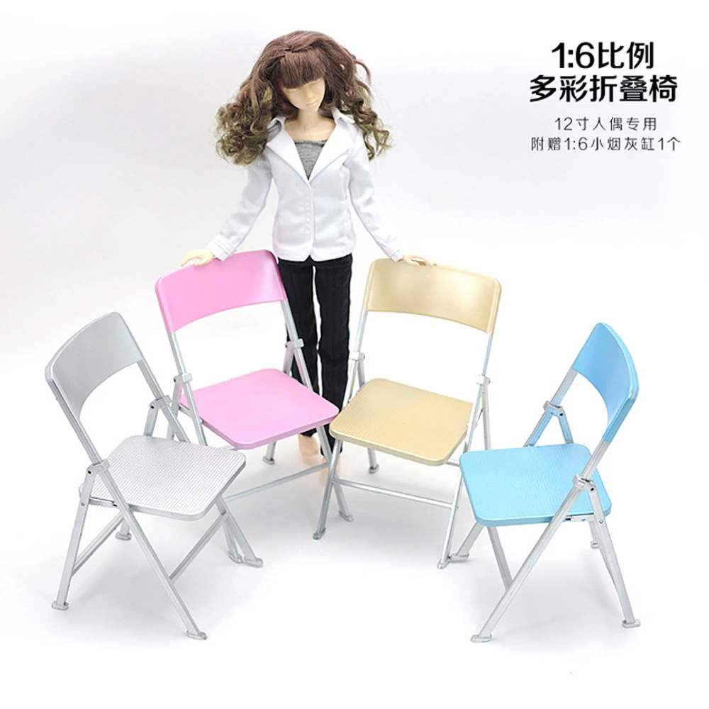 1/6 scale multicolor chair display for 12