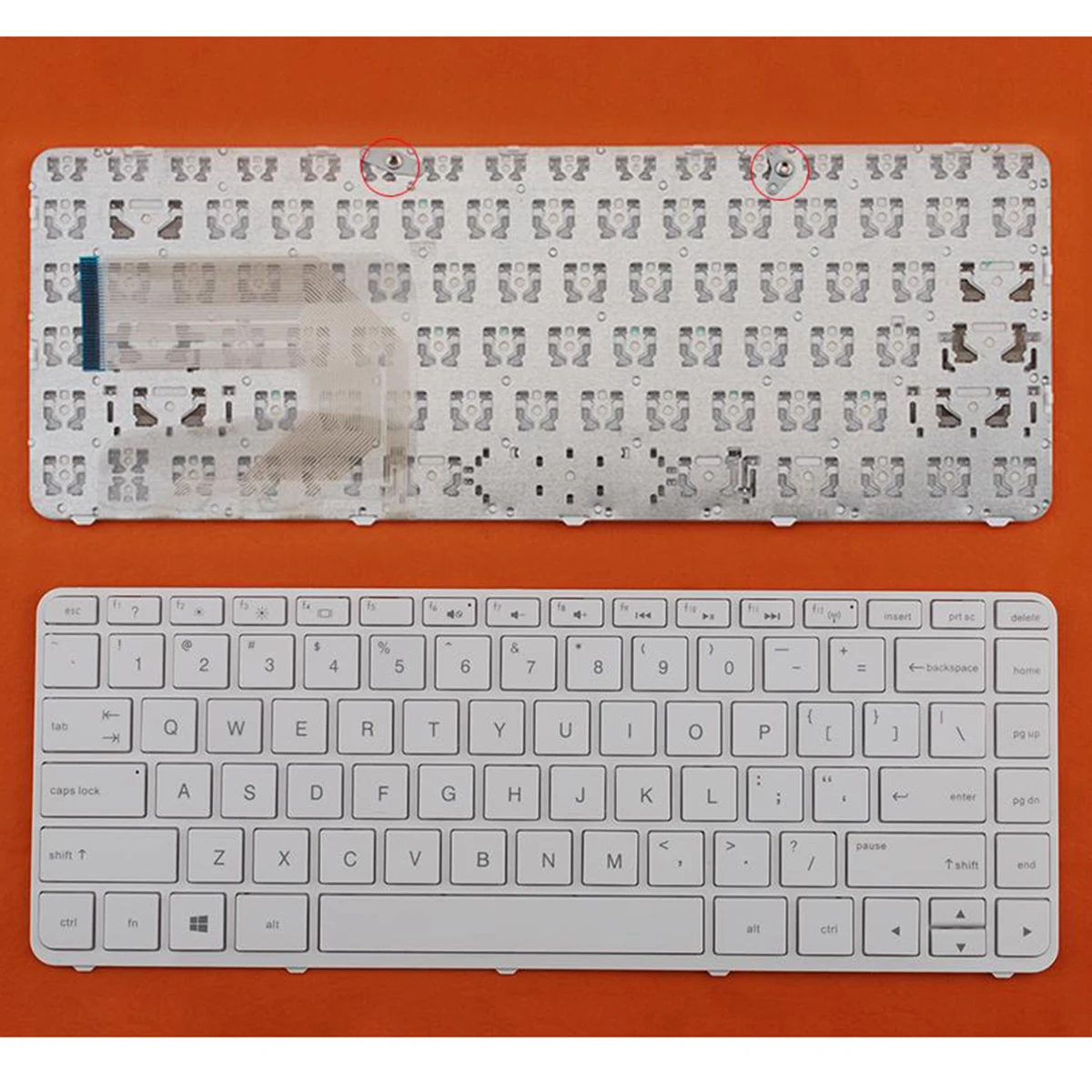 laptop keyboard For HP Pavilion 14-N WHITE FRAME WHITE For Win8 US New Notebook Keyboards