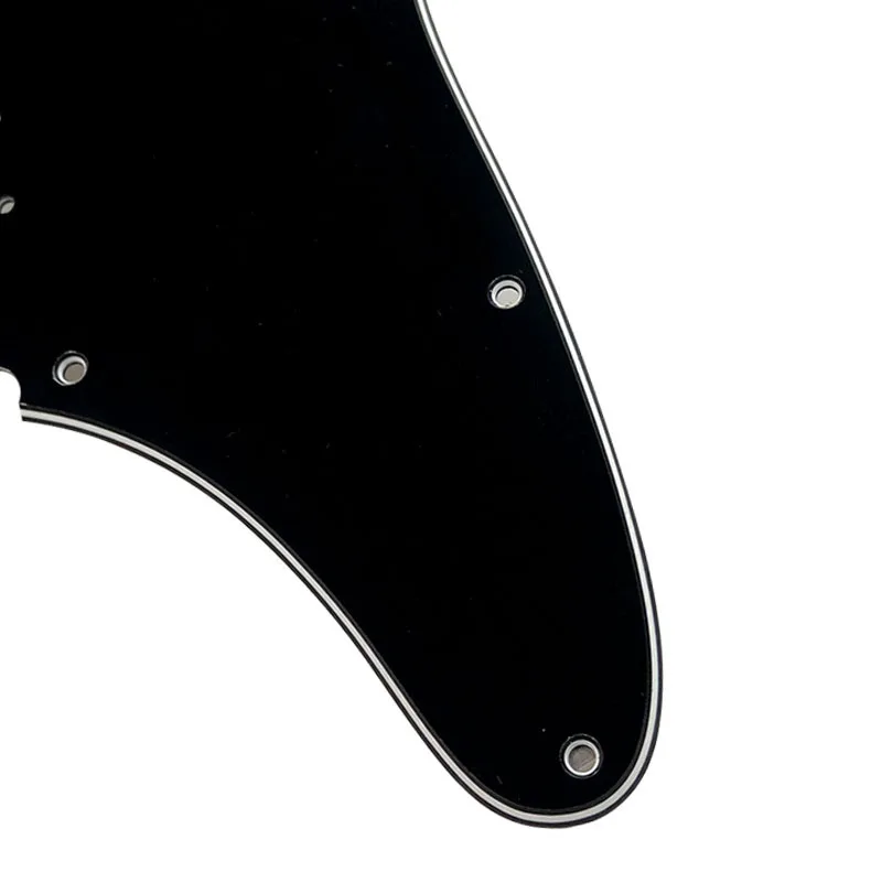 Pleroo Custom Guitar Parts - For MIJ Ibanez RG 350 EX H Guitar Pickguard Blank With Bridge Humbucker Pickup Scratch Plate Black