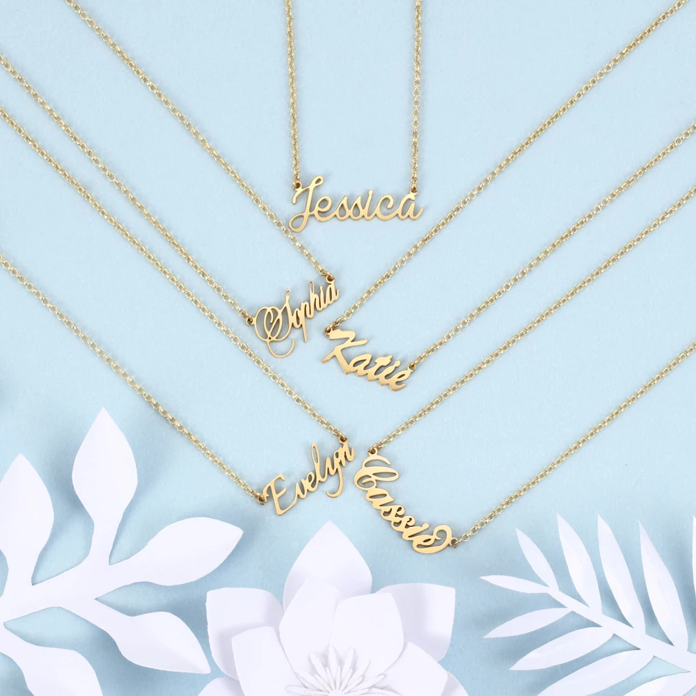 925 스털링 실버 맞춤형 명판 글자 목걸이, 맞춤형 이름 펜던트, 어머니 엄마용 생일 크리스마스 선물