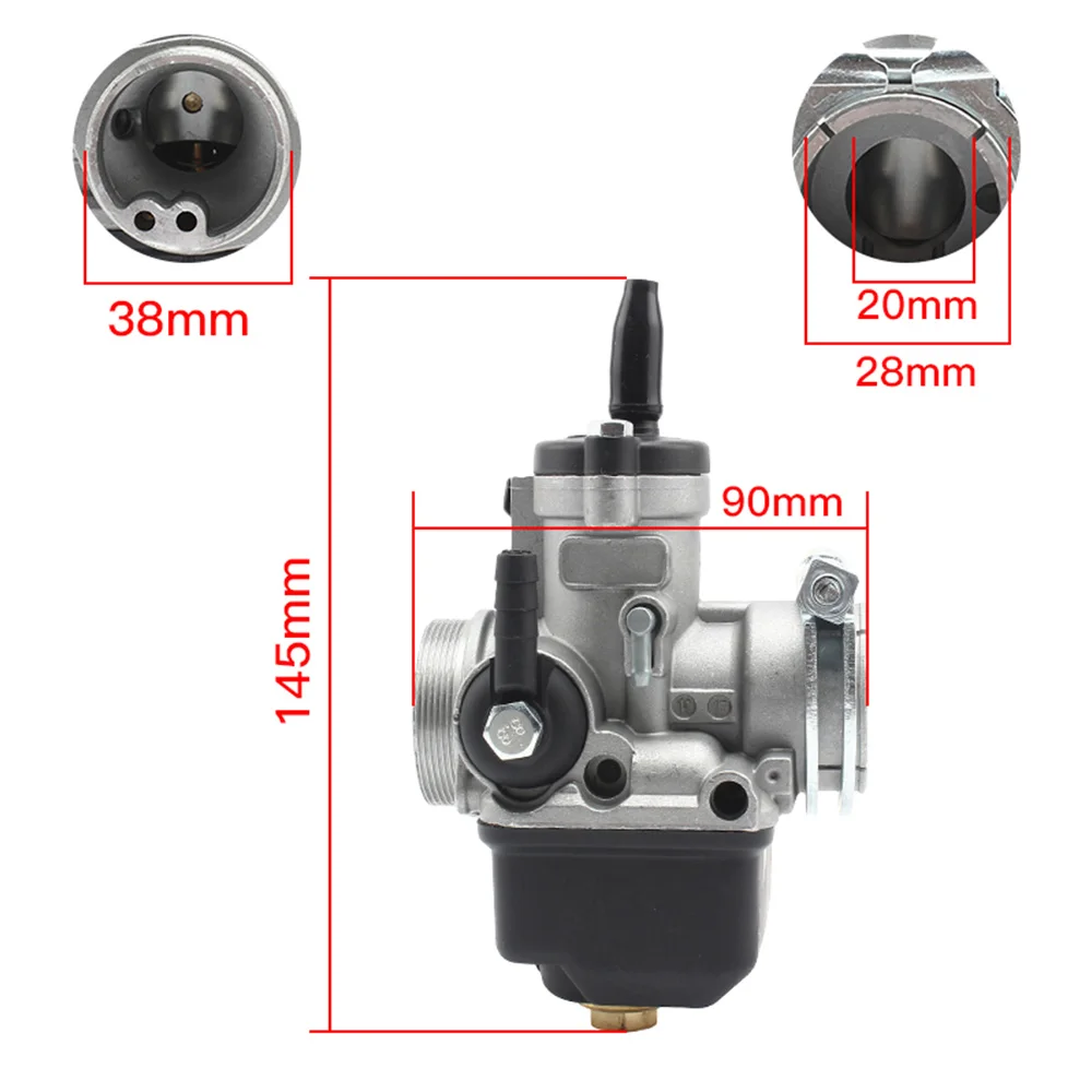 Carb Carburetor PHBL 20AS PHBL 22AS 20mm/22mm R2706/R2707 2 Stroke 50-250cc Dellorto Universal Racing Carburetor