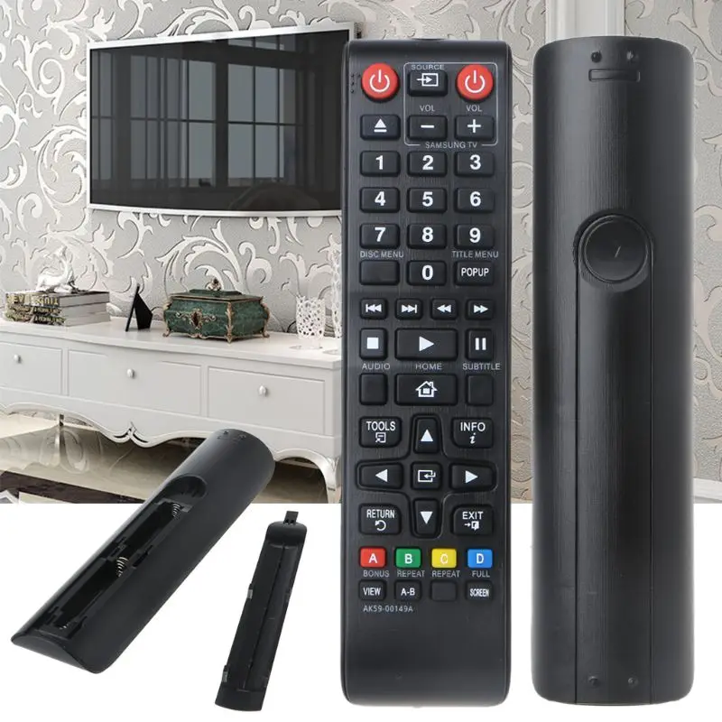 1 PC Remote Control AK59-00149A for Samsung DVD BluRay Player BD-F5100 BD-FM51 BD-FM57C BD-H5100 BD-F5500 BD-JM59 BD-E5200