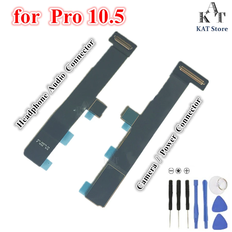 1Pcs For iPad Pro 10.5 A1701 A1709 Motherboard Camera Power Button Headphone Audio Jack Connector Flex Cable Adaptor Ribbon