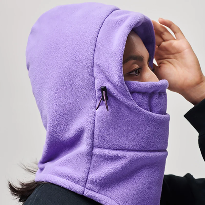 Youpin-PELLIOT 겨울 따뜻한 양털 비니 모자, 남성 여성용 발라클라바 페이스 마스크 넥 워머 야외 사이클링 남성 스키 모자