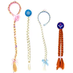 Fermagli per capelli principessa parrucca finta accessori per capelli per bambini bambini bambini Elsa Cosplay trucco perni per capelli perni per capelli per ragazze fascia