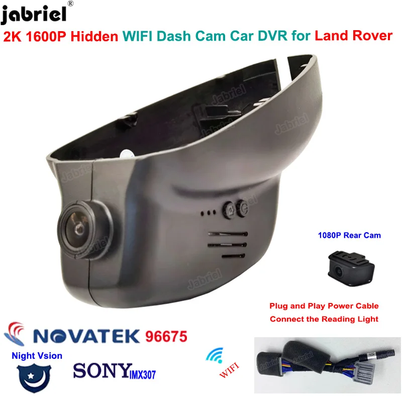 

2K Car DVR Dash Cam for Land Rover Range Rover Evoque Range Rover Sport Discovery 4 Freelander for Jaguar XJ XF XJL Easy Install