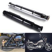 For Harley Bobbers for Honda CRF230F CRF150F Universal Motorcycle Cafe Racer Exhaust Pipe Muffler Tail Tube Silencer