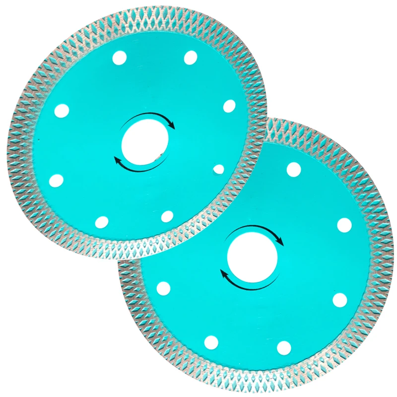 5 "hard piastrelle lama di taglio, ultra sottile lama, particolarmente buono per taglio di ceramica e piastrelle! 125 millimetri turbo lama. Spedizione gratuita!