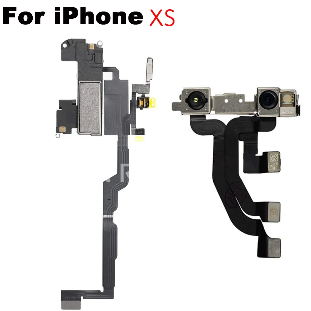 Ear Speaker With Microphone Flex For iPhone X XR XS Max Front Camera With Sensor Flex Cable NO Face ID