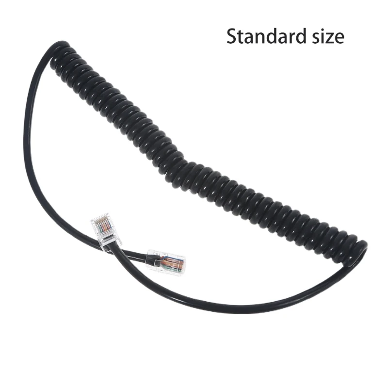 2024 RJ-45 8 Pin to 8Pin Microphone Cable Mic Cord Replacement for HM-151 IHM-151 IC-7000 IC-7100 OPC-1153 HM-98 Mobile Radio