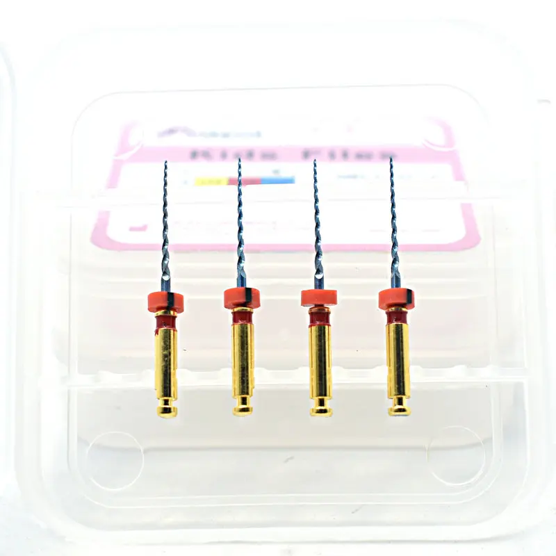 ทันตกรรมไฟล์ที่มีความยืดหยุ่นเด็กไฟล์ Endo หมุนสีฟ้า Endodontic นิกเกิล Titainium เครื่องมือสำหรับเด็กทันตกรรม