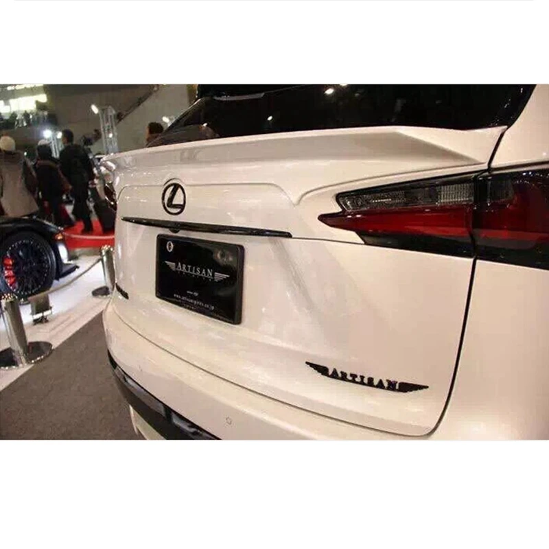 렉서스 NX용 ABS 플라스틱 리어윙 지붕 리어 박스 장식 스포일러, 렉서스 NX200 NX200T NX300 2015-2017 하이 퀄리티