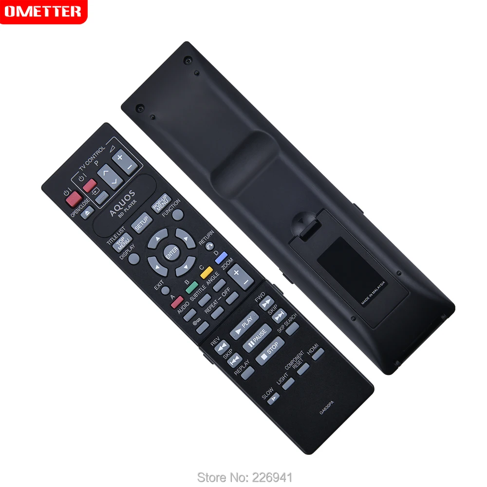 샤프 TV 용 리모컨, 블루레이 플레이어, dvd 사용, AGA630PA, GA631PA, 샤프 TV, AQUOS, BD 플레이어, remoto 컨트롤러 컨트롤용