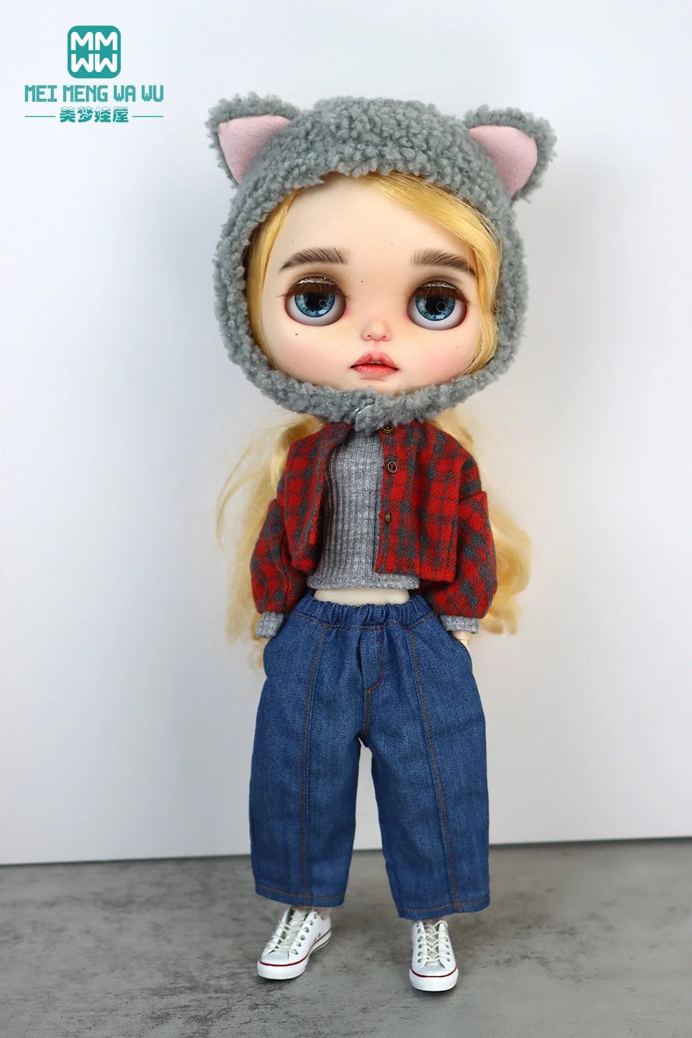 

New Blyth Doll clothes Azone OB22 OB24 Toys doll accessories Fashion jackets, sweaters, jeans girl gift