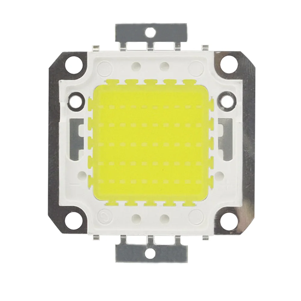 

10pcs 50W 100W LED COB Lamp Chip Copper Stent LED Floodlight Spot Light LED Integrated Light LED SMD Lamp Lights 30-36V For DIY