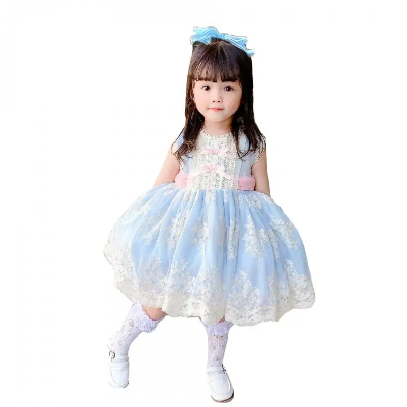 Baby Girl Lolita Dress Children Spanish Princess Dresses Infant Royal Ball Gown for Girls Birthday Baptism Frocks Vestidos