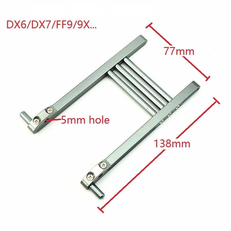 Aluminum Alloy RC Drone Transmitter Stand Bracket Holder for FrSky Taranis JR FUTABA FLYSKY