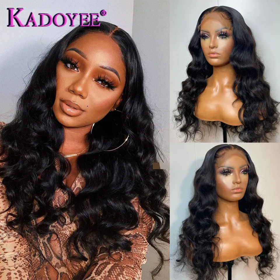 

Brazillian Loose Body Wave Human Hair Wigs Pre-plucked 13x4 Lace Front Wigs for Women 180% Density Lace Wig Human Hair 28 Inches