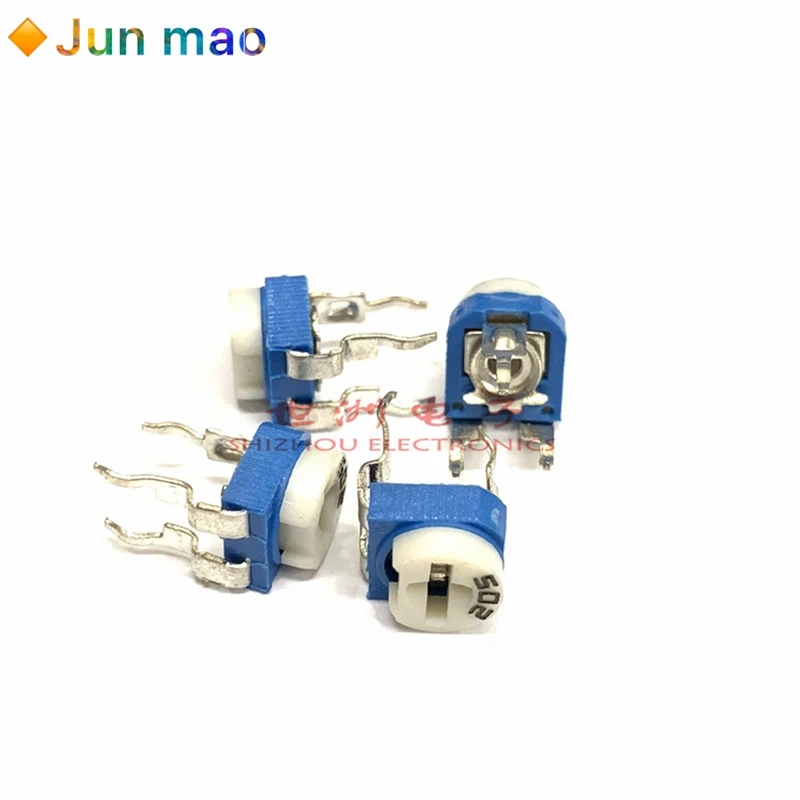 20PCS RM065-103 Potentiometer Horizontal RM065 Adjustable Potentiometer Connector 00 200 500 1K 2K 5K 10K 20K 50K 100K 200K