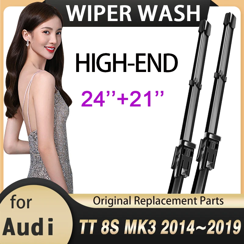 

Car Wiper Blades Windscreen for Audi TT 8S MK3 2014~2019 FV Front Windshield Wipers Car Accessories Stickers 2015 2016 2017 2018