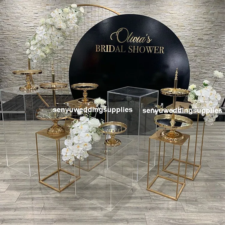 1pcs gold /white/black Iron Panel Backdrop Arch Wall Black Party Backdrop Iron Arch Backdrop for Wedding Decoration senyu2260