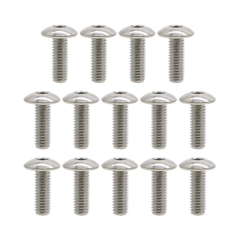 

14 PCS Chrome Fender Plastic Bolt For Yamaha banshee blaster warrior raptor 250 350 660 700, yfz450 kodiak wolverine timberwolf