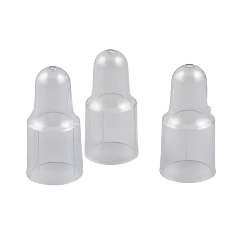 

Dropper cap Bottle Cap, only Clear Drop Cover (supplies) For 18mm neck size without any bottles Glass Piepette Clourse