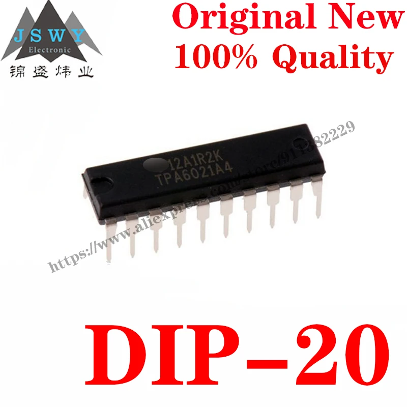 10~100 PCS TPA6021A4N DIP-20 Semiconductor Audio IC Audio Amplifier IC Chip with for module arduino Free Shipping TPA6021A4