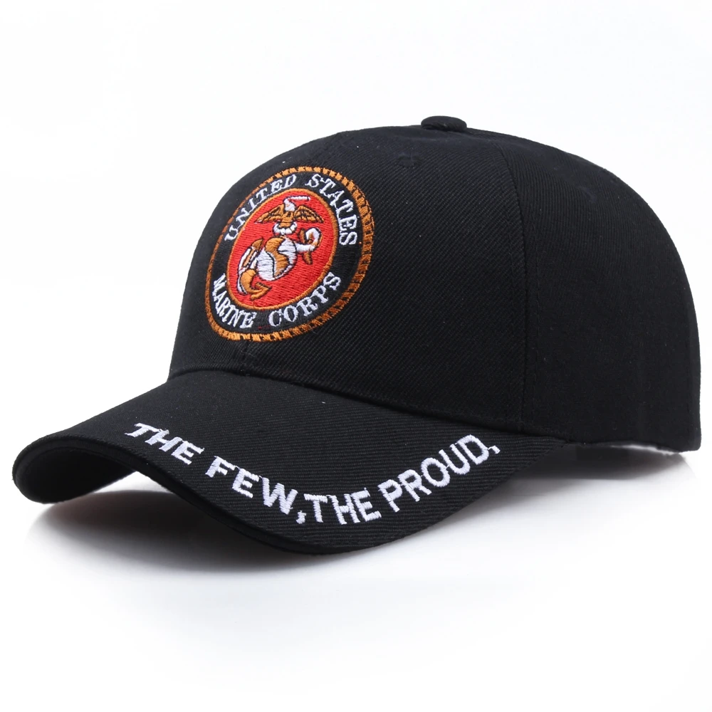 US Marine Corps Commemorative Edition Baseball Cap Fan Tactical Hat Outdoor Embroidered Sunhat