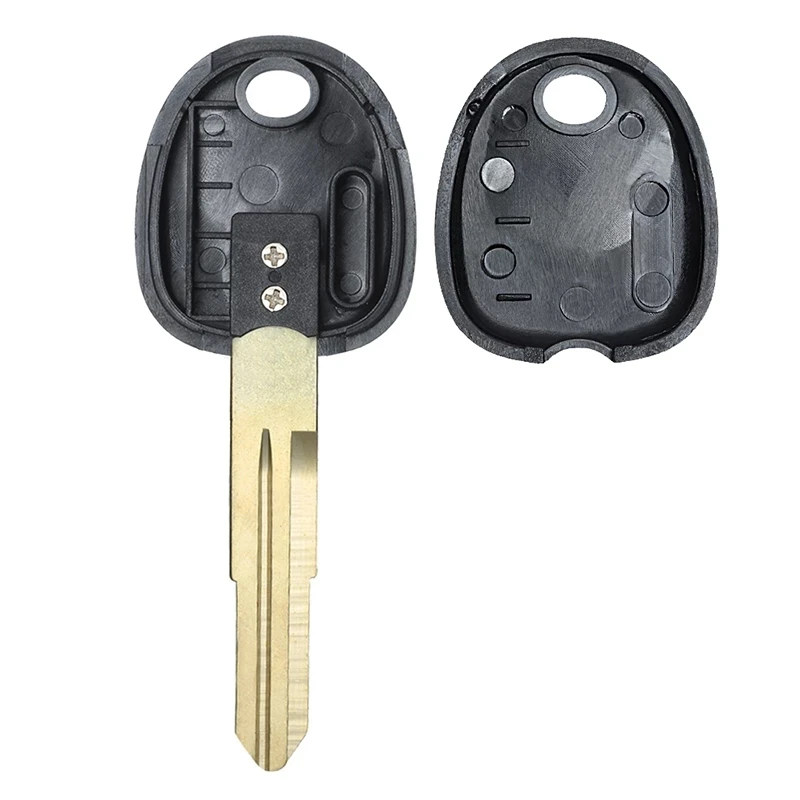 KEYECU ID46 Chip Transponder Key Blank Fob for Hyundai Accent Verna Tucson Santa Fe Coupe Getz H-1 with Left or Right Blade