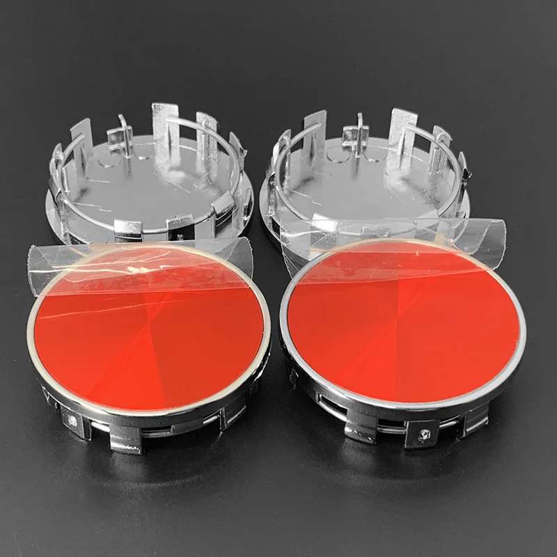 CarDIY 4PCS 54mm OD/50mm ID Hood Rim Hub Cover 54mm Wheel Cap For Nissan Enkei SSR XXR OZ Racing Rim Dust-proof Cover