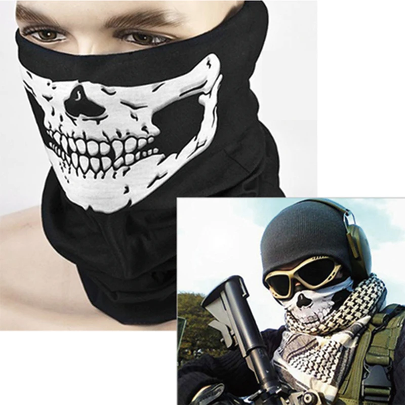 Sexy Masks Scary Skull Horror Skeleton Ghost Mask Motorcycle Bicycle Scarf Cap Festive Party Masks Gifts