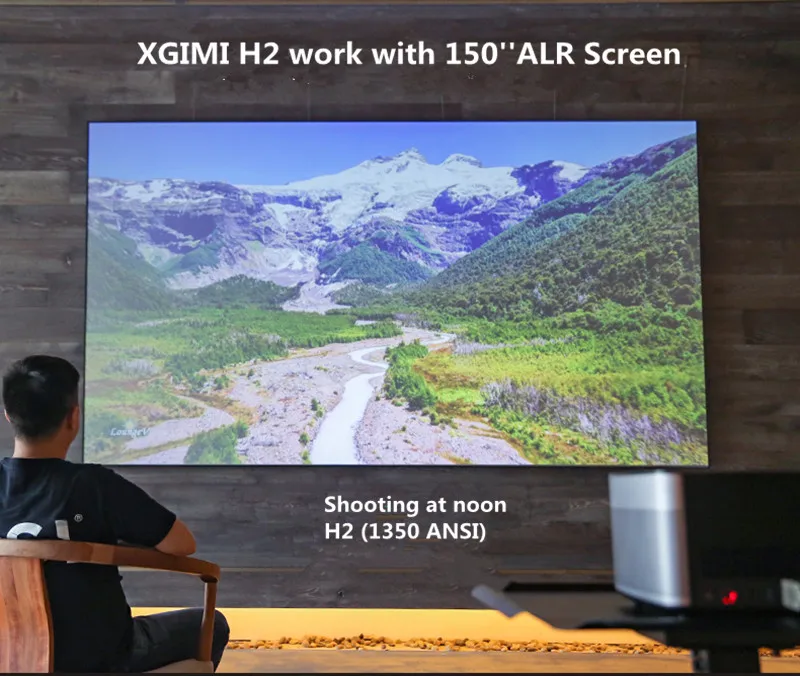 T2ALRF Trinovisuals 16:9 HDTV 4K/8K Ultra HDR 3D Led-hintergrundbeleuchtung Umgebungs Licht Ablehnung Nano Rand Fest rahmen Projektor Bildschirm – Detail 26