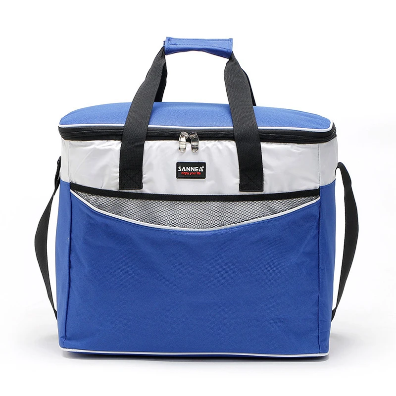 

New Style 34L Large Capacity Insulation Ice Bag Oxford Cloth Lunch Containe Family Outdoor Picnic Portable Lunch Box Handbag