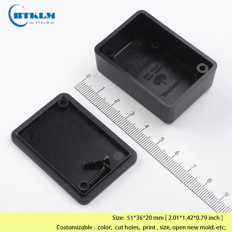 DIY electric controller box Small junction box ABS plastic enclosure distribution box DIY project box 51*36*20mm